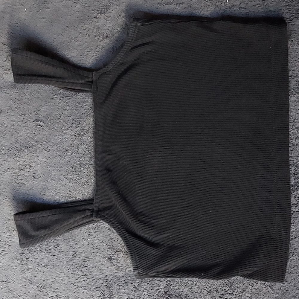 Forever 21 Black Tank Top Crop Top